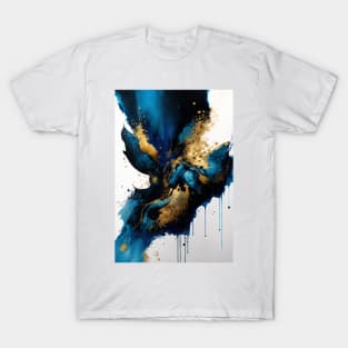 Stormy Strife - Abstract Alcohol Ink Resin Art T-Shirt